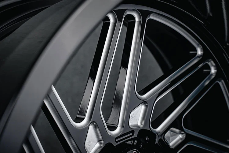 Forged 6061 T6 Gloss Black Milled