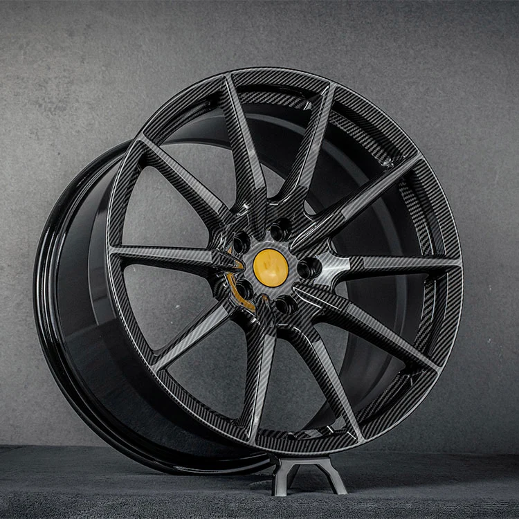 탄소 섬유 하이드로 담근 단조 휠 트랙 버전